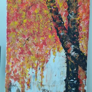 Abstract tree painting